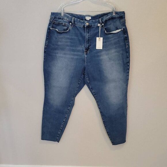 Good American Denim - Good American Women's Plus High Rise Skinny Jeans Size 28-32